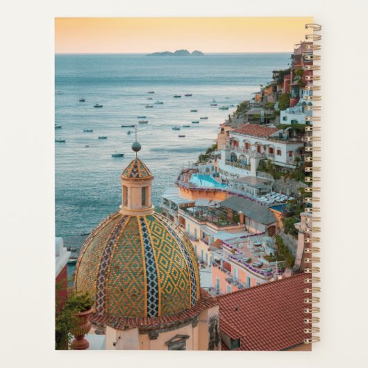 Kustlijn | Positano, kust van Amalfi, Italië Planner (Achterkant)