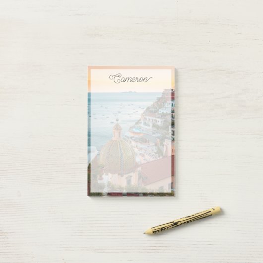 Kustlijn | Positano, kust van Amalfi, Italië Post-it® Notes (Op bureau)