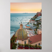 Kustlijn | Positano, kust van Amalfi, Italië Poster (Voorkant)