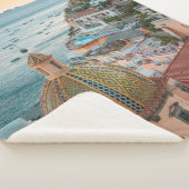 Kustlijn | Positano, kust van Amalfi, Italië Sherpa Deken (3/4)