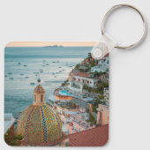 Kustlijn | Positano, kust van Amalfi, Italië Sleutelhanger (Achterkant)