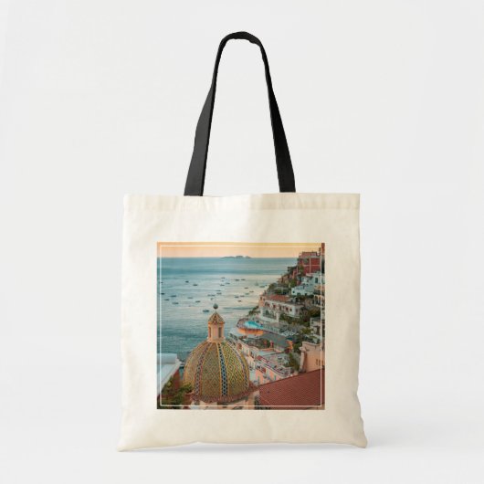 Kustlijn | Positano, kust van Amalfi, Italië Tote Bag (Voorkant)