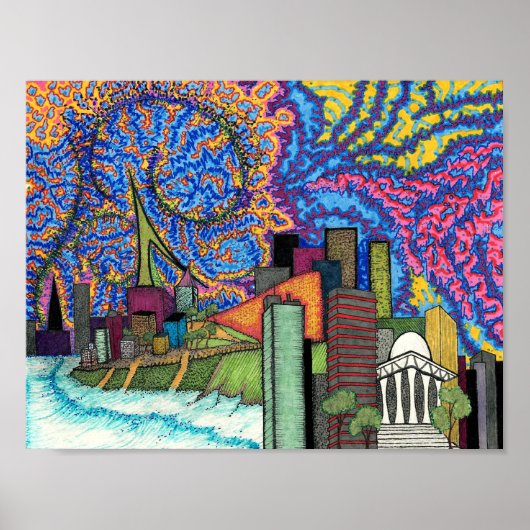 Kustlijn Poster (Voorkant)