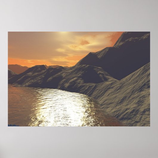 Kustlijn Poster (Voorkant)