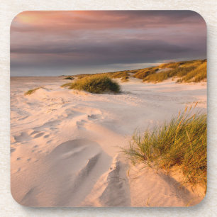 Kustlijn Saltum Beach, Denemarken Bier Onderzetter