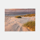 Kustlijn | Saltum Beach, Denemarken Fleece Deken (Voorkant (Horizontaal))