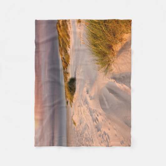 Kustlijn | Saltum Beach, Denemarken Fleece Deken (Voorkant)