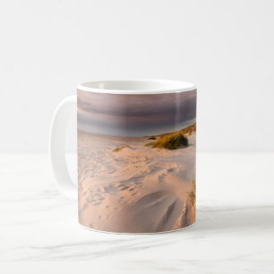Kustlijn Saltum Beach, Denemarken Koffiemok