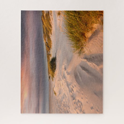 Kustlijn | Saltum Beach, Denemarken Legpuzzel (Verticaal)