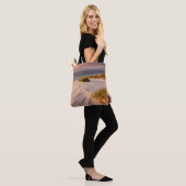 Kustlijn | Saltum Beach, Denemarken Tote Bag (Op model)