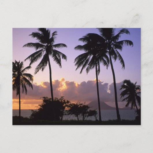 Kustlijn St. Kitts Briefkaart (Voorkant)