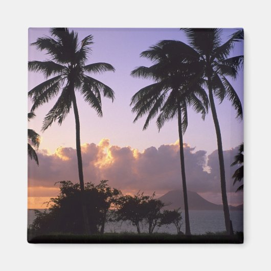 Kustlijn St. Kitts Magneet (Voorkant)