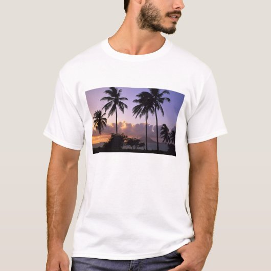 Kustlijn St. Kitts T-shirt (Voorkant)