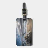 Kustlijn | Stormy Big Sur, Californië Bagagelabel (Voorkant verticaal)