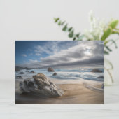 Kustlijn | Stormy Big Sur, Californië Bedankkaart (Staand voorkant)