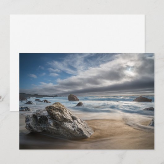 Kustlijn | Stormy Big Sur, Californië Bedankkaart (Voorkant / Achterkant)