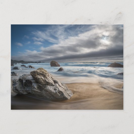 Kustlijn | Stormy Big Sur, Californië Briefkaart (Voorkant)