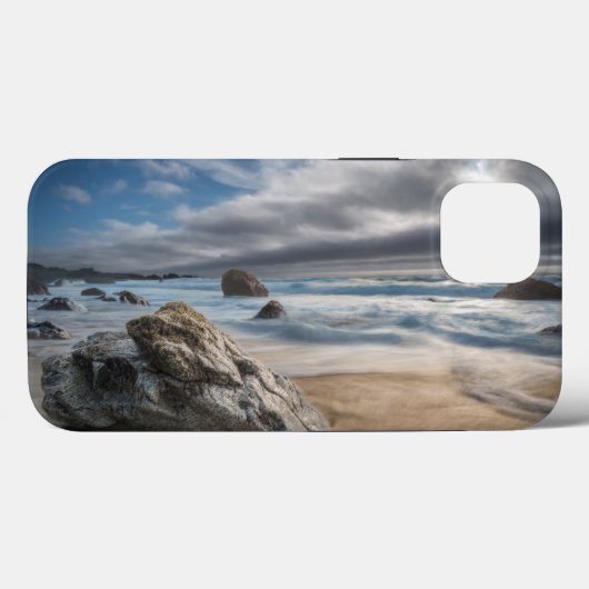 Kustlijn | Stormy Big Sur, Californië Case-Mate iPhone Case (Achterkant (horizontaal))