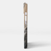 Kustlijn | Stormy Big Sur, Californië iPhone Hoesje (Linkerkant)