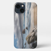 Kustlijn | Stormy Big Sur, Californië iPhone Hoesje (Achterkant)