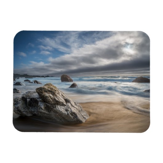 Kustlijn | Stormy Big Sur, Californië Magneet (Horizontaal)