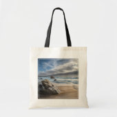 Kustlijn | Stormy Big Sur, Californië Tote Bag (Voorkant)