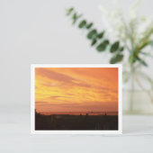 Kustlijn Sunrise Briefkaart (Staand voorkant)