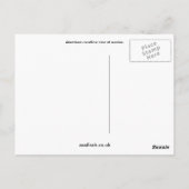 Kustlijn Sunrise Briefkaart (Achterkant)