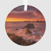 Kustlijn | Sunset Pacific Grove Carmel California Ornament (achterkant)