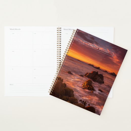 Kustlijn | Sunset Pacific Grove Carmel California Planner (Display)