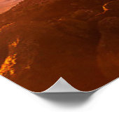 Kustlijn | Sunset Pacific Grove Carmel California Poster (Hoek)