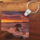 Kustlijn | Sunset Pacific Grove Carmel California Sleutelhanger (Achterkant)