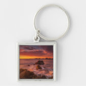 Kustlijn | Sunset Pacific Grove Carmel California Sleutelhanger (Voorkant)