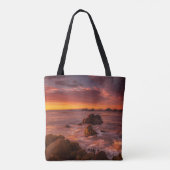 Kustlijn | Sunset Pacific Grove Carmel California Tote Bag (Achterkant)