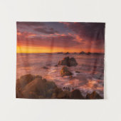 Kustlijn | Sunset Pacific Grove Carmel California Wandkleed (Voorkant (horizontaal))