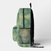 Kustlijn Tie-dye Bedrukte Rugzak (Rechts)