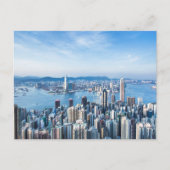 Kustlijn | Tsim Sha Tsu, Hong Kong Island, Azië Briefkaart (Voorkant)