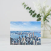 Kustlijn | Tsim Sha Tsu, Hong Kong Island, Azië Briefkaart (Staand voorkant)