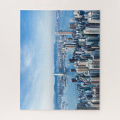 Kustlijn | Tsim Sha Tsu, Hong Kong Island, Azië Legpuzzel (Verticaal)