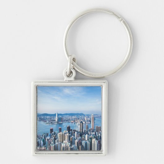 Kustlijn | Tsim Sha Tsu, Hong Kong Island, Azië Sleutelhanger (Voorkant)