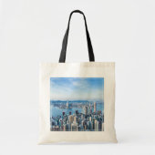 Kustlijn | Tsim Sha Tsu, Hong Kong Island, Azië Tote Bag (Voorkant)