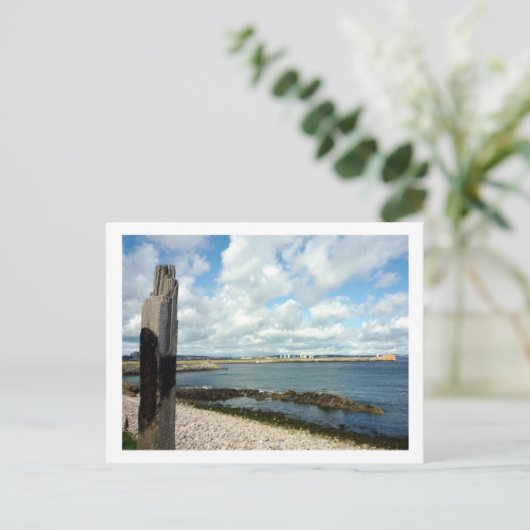 Kustlijn Uitzicht Briefkaart (Staand voorkant)