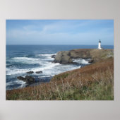 Kustlijn Uitzicht Poster (Voorkant)