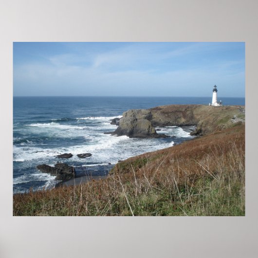 Kustlijn Uitzicht Poster (Voorkant)