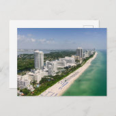 Kustlijn | Urban Beach, Miami, Florida Briefkaart (Voorkant / Achterkant)