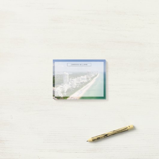 Kustlijn | Urban Beach, Miami, Florida Post-it® Notes (Op bureau)