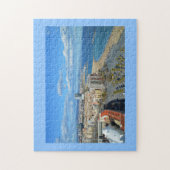 Kustlijn van Barcelona Legpuzzel (Verticaal)