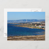 Kustlijn van Cyprus Briefkaart (Voorkant / Achterkant)