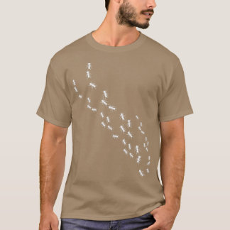 Kustlijn van de antenne t-shirt
