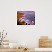 kustlijn van kustmammoetbomen, Californië Poster (Keuken)